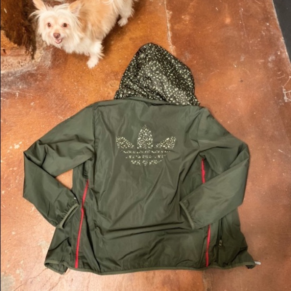 Adidas Olive Activewear Jacket